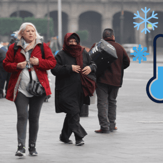 Frente frío 38 traerá bajas temperaturas en estos estados durante el fin de semana