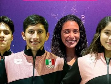 Los cuatro clavadistas aztecas acumularon 412.70 puntos para finalizar en segundo lugar, solo por detrás de China que culminó con 478.80 unidades. INSTAGRAM / cmteolimpicomex