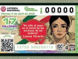 El Sorteo Superior 2841 rindió homenaje a Leona Vicario. X/lotenal