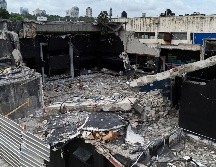 Vista panorámica del club nocturno Jet Set algunos días después de que su techo se vino abajo, lo que provocó la muerte de más de 200 personas, el viernes 11 de abril de 2025, en Santo Domingo, República Dominicana. AP / Matías Delacroix