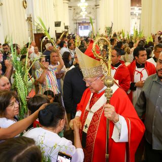 Cardenal pide vivir con fe y devoción la Semana Santa