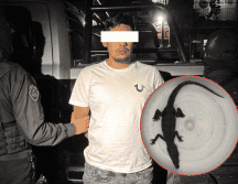 Durante la revisión, los oficiales constataron que el sujeto transportaba un cocodrilo, el cual le fue asegurado de forma precautoria. ESPECIAL