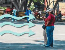 Se espera baja probabilidad de lluvia y ambiente vespertino caluroso a muy caluroso en la mayor parte de la República Mexicana. EL INFORMADOR / A. Navarro