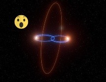 El planeta recién descubierto tiene una órbita polar, perpendicular al plano en el que se desplazan las dos estrellas. EFE / ESO: L. Calçada