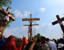 El momento más significativo de la representación se vivirá el viernes 18 de abril, cuando se escenifique la crucifixión de Jesús en el Cerro de la Estrella. FACEBOOK / ALCALDÍA DE IZTAPALABA