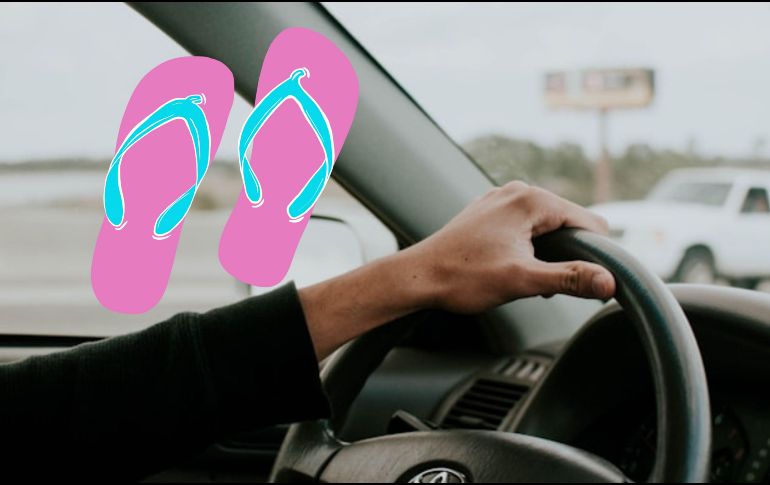 ¿Por qué es peligroso manejar con chanclas o descalzo? UNSPLASH / J. FURTNEY