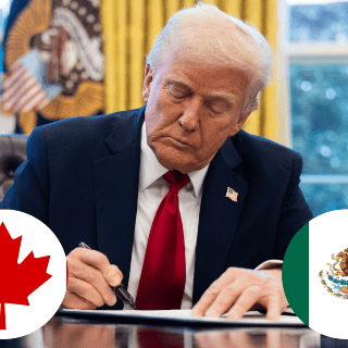 Trump declara que México y Canadá "viven de nosotros"