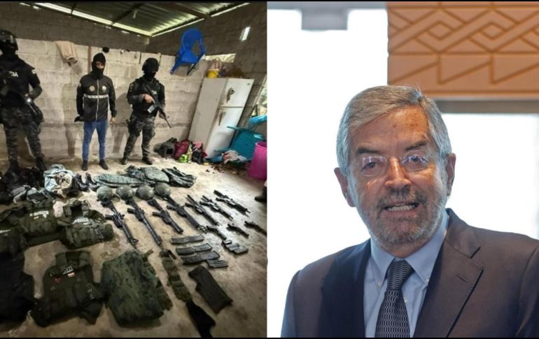 La SRE rechazó la presunta vinculación de México en los recientes ataques en Ecuador. EFE / Policía de Ecuador / ARCHIVO