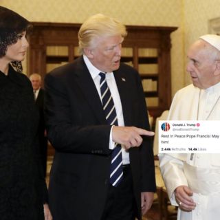 Trump pide que Dios bendiga al Papa Francisco