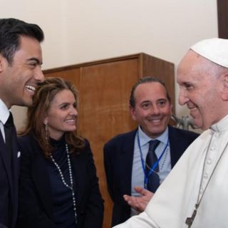 ESTOS son los famosos mexicanos que recibieron la bendición del Papa Francisco