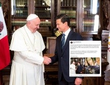Peña Nieto reaparece y da sus condolencias por la muerte del Papa Francisco. ESPECIAL / FB / ENRIQUE PEÑA NIETO