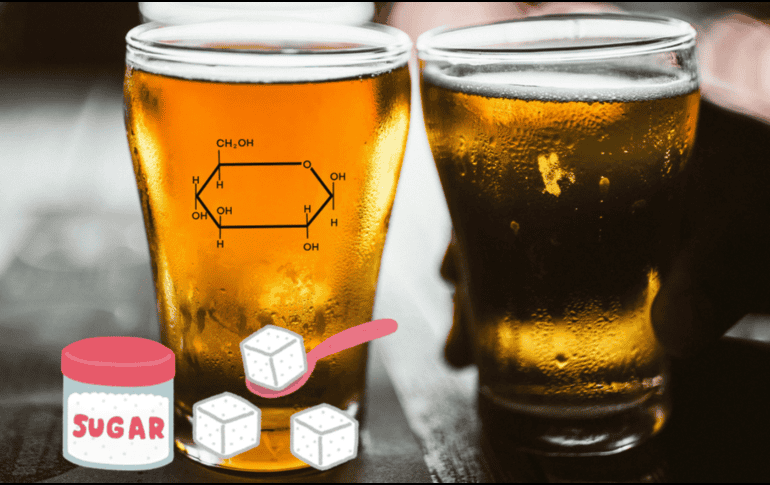 La mayoría de las cervezas comerciales no incluyen azúcar añadida. UNSPLASH / CANVA