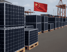 La medida de aumentar los aranceles se ha dividido a la industria de energía solar estadounidense. ESPECIAL/DALL-E