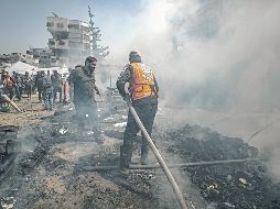 Gaza sufrió ayer un nuevo bombardeo del Ejército israelí. EFE