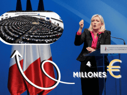 PE reclama a Marine Le Pen y otros que reembolsen fondos que desviaron de la Eurocámara. ARCHIVO/REUTERS/S. Mahe/EFE/P. Seeger/CANVA.