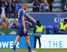 A Jamie Vardy le quedan cinco partidos con el Leicester. Su último partido en casa será el 18 de mayo contra Ipswich. AFP / ARCHIVO