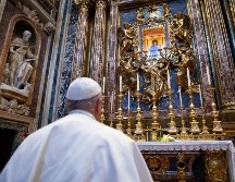 El Papa Francisco visita con regularidad la basílica romana de Santa María La Mayor, que eligió como su destino final. EFE / ARCHIVO
