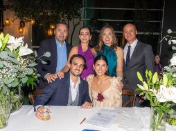 Armando Lozano, Marisa Escárcega, Ana Sofía Rivera, Gustavo Kury, Armando Lozano y Sofía Kury. GENTE BIEN JALISCO / A. Rodríguez