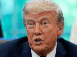 Asimismo, Trump afirmó “no quiero hacer daño a nadie” y resaltó la buena relación que tiene con la Presidenta mexicana, Claudia Sheinbaum. AP / A. Brandon