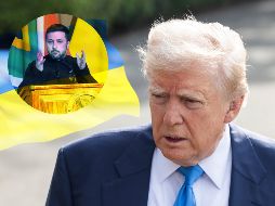 Donald Trump descartó que Ucrania vaya a ser parte de la OTAN. EFE / EPA /JIM LO SCALZO