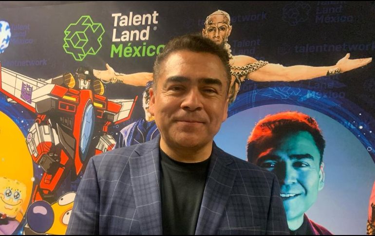 Mario Arvizu, reconocido actor de doblaje, estuvo presente en Talent Land 2025. ESPECIAL/ A. Solis