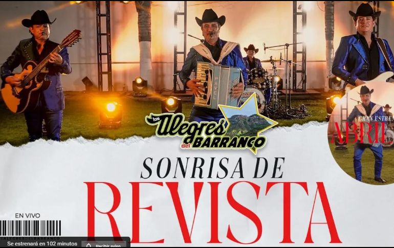 El sencillo parece estar alejado de los corridos. ESPECIAL / YOUTUBE Los Alegres del Barranco