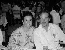Lupita Torrentera falleció a los 93 años de edad; en la foto aparece junto a León Michel, su última pareja. EL INFORMADOR / ARCHIVO