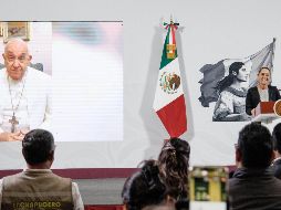 Este viernes, durante La Mañanera, Claudia Sheinbaum fue cuestionada acerca de si firmará el libro de condolencias tras la muerte del Papa Francisco. SUN