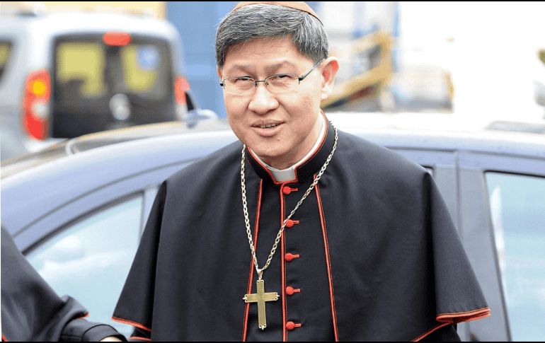 Imagen del cardenal filipino Luis Antonio Tagle, cuyo nombre se baraja como uno de los favoritos para suceder como Papa a Francisco. EFE/ M.BRAMBATTI