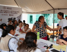 Más de un millón de mujeres de 63 y 64 años ya están recibiendo la Pensión Mujeres Bienestar, que otorga tres mil pesos bimestrales. SECRETARÍA DEL BIENESTAR