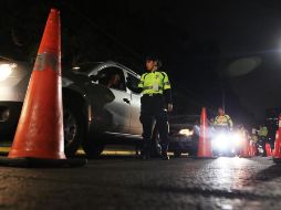 El saldo fue de 180 hombres y 26 mujeres detenidas por exceder los límites permitidos de alcohol en la sangre. CORTESÍA