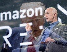 Después de una breve polémica, Bezos y Trump confirmaron su buena relación. EFE / AP / ARCHIVO