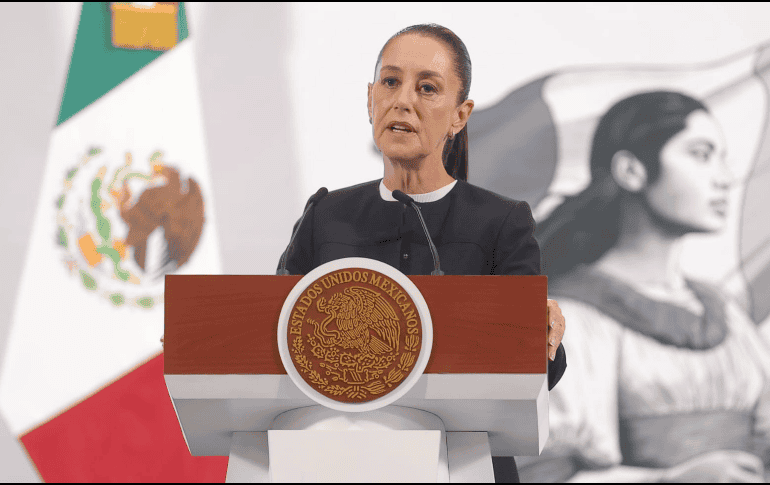 La Presidenta Claudia Sheinbaum, en 