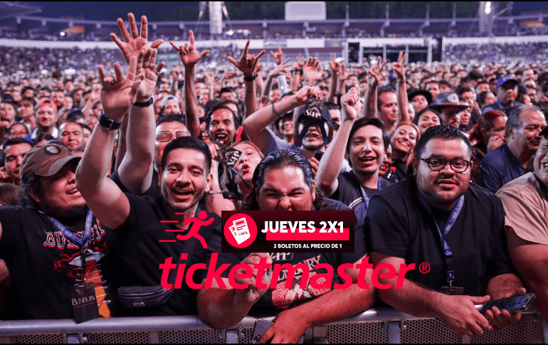 Estos conciertos están al 2x1 en Ticketmaster el día de hoy. EL INFORMADOR / ARCHIVO