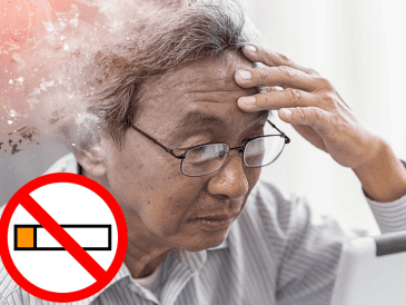 En esta línea, una investigación publicada en 2023 por la revista JAMA Network Open sostiene que abandonar el hábito de fumar disminuye significativamente las probabilidades de padecer demencia. CANVA