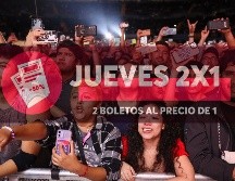Ticketmaster tiene todos estos conciertos de la CDMX al 2x1. EL INFORMADOR / ARCHIVO