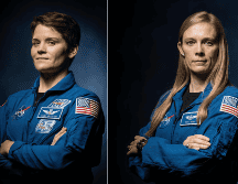 Las astronautas Anne McClain y Nichole Ayers protagonizaron la quinta caminata espacial totalmente femenina. EFE/ NASA