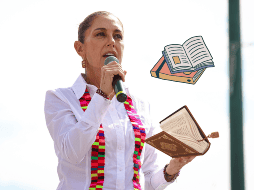 La mandataria mexicana presumió sus libros favoritos en la mañanera de este viernes. INF/ARCHIVO