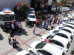 La ceremonia fue encabezada por el presidente municipal, Sergio Chávez Dávalos. CORTESÍA.