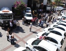 La ceremonia fue encabezada por el presidente municipal, Sergio Chávez Dávalos. CORTESÍA.