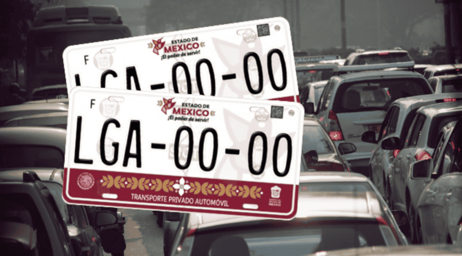 Mantente al tanto de las fechas de reemplacamiento; evita multas. ESPECIAL / X / @Edomex