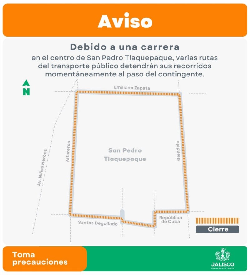  CORTESÍA/  Secretaría de Transporte Jalisco.