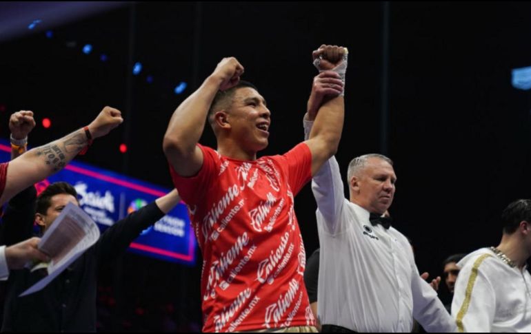 El combate coestelar permitió ver a Munguía seguro ante su rival. INSTAGRAM/ @jaimemunguiaoficial