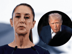 Sheinbaum recordó que no se aceptaría la presencia del Ejército estadounidense en México, pero sí podría haber colaboración. EFE/S. GUTIÉRREZ EFE/EPA/C. KLEPONIS