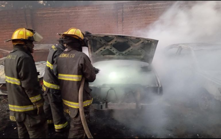 Los hechos ocurrieron en un corralón a cargo de la federación, ubicado en Jesús Aguilar, al cruce más cercano con Camino a San Isidro Mazatepec. ESPECIAL / PROTECCIÓN CIVIL Y BOMBEROS DE TLAJOMULCO