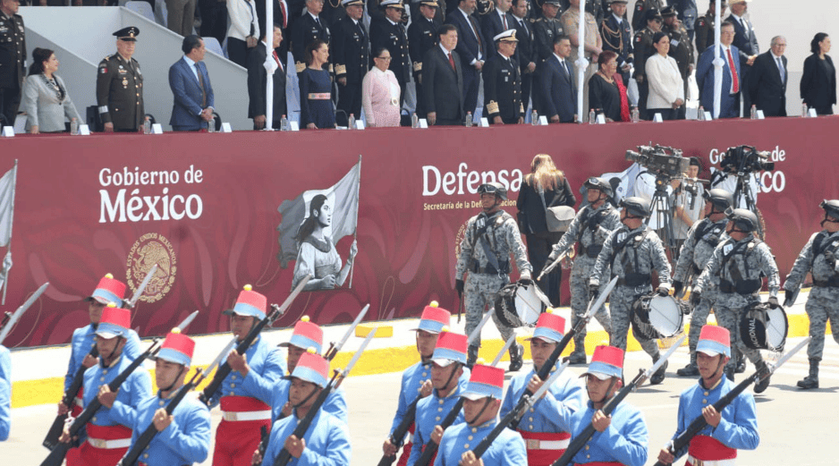 Claudia Sheinbaum encabezó este lunes el 163 aniversario de la batalla de Puebla. SUN / O. Contreras