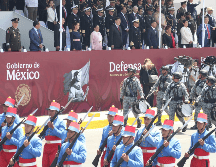 Claudia Sheinbaum encabezó este lunes el 163 aniversario de la batalla de Puebla. SUN / O. Contreras