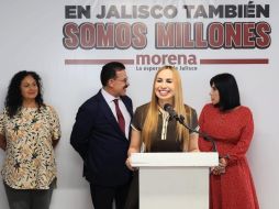 Erika Pérez García resaltó que las candidaturas deben emanar del pueblo, a través de encuestas claras y campañas de proximidad, y no ser producto de arreglos a puerta cerrada. CORTESÍA.