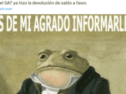 Una forma divertida y entretenida de esperar tu saldo a favor. X / @robotromantico_