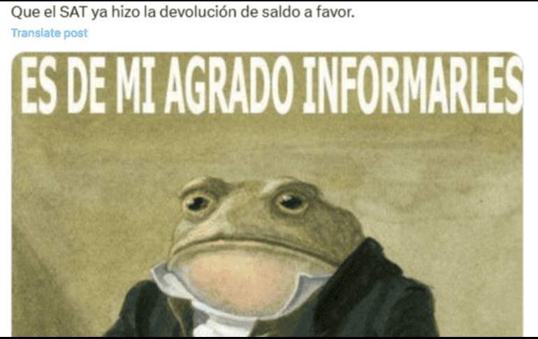 Una forma divertida y entretenida de esperar tu saldo a favor. X / @robotromantico_